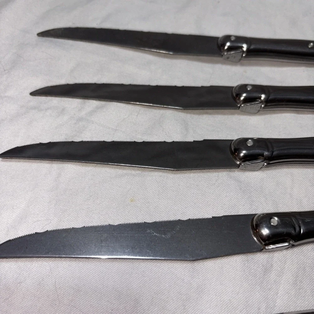 LAGUIOLE Kitchen STEAK KNIFE‎ SET MADE IN FRANCE Rare